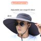 thumbnail image 2 of style2 Sombrero para el sol para hombre, sombrero de pescador al aire libre, sombrero para el sol, sombrero de pesca de verano para hombre, protección solar, protección UV, 2 of 5
