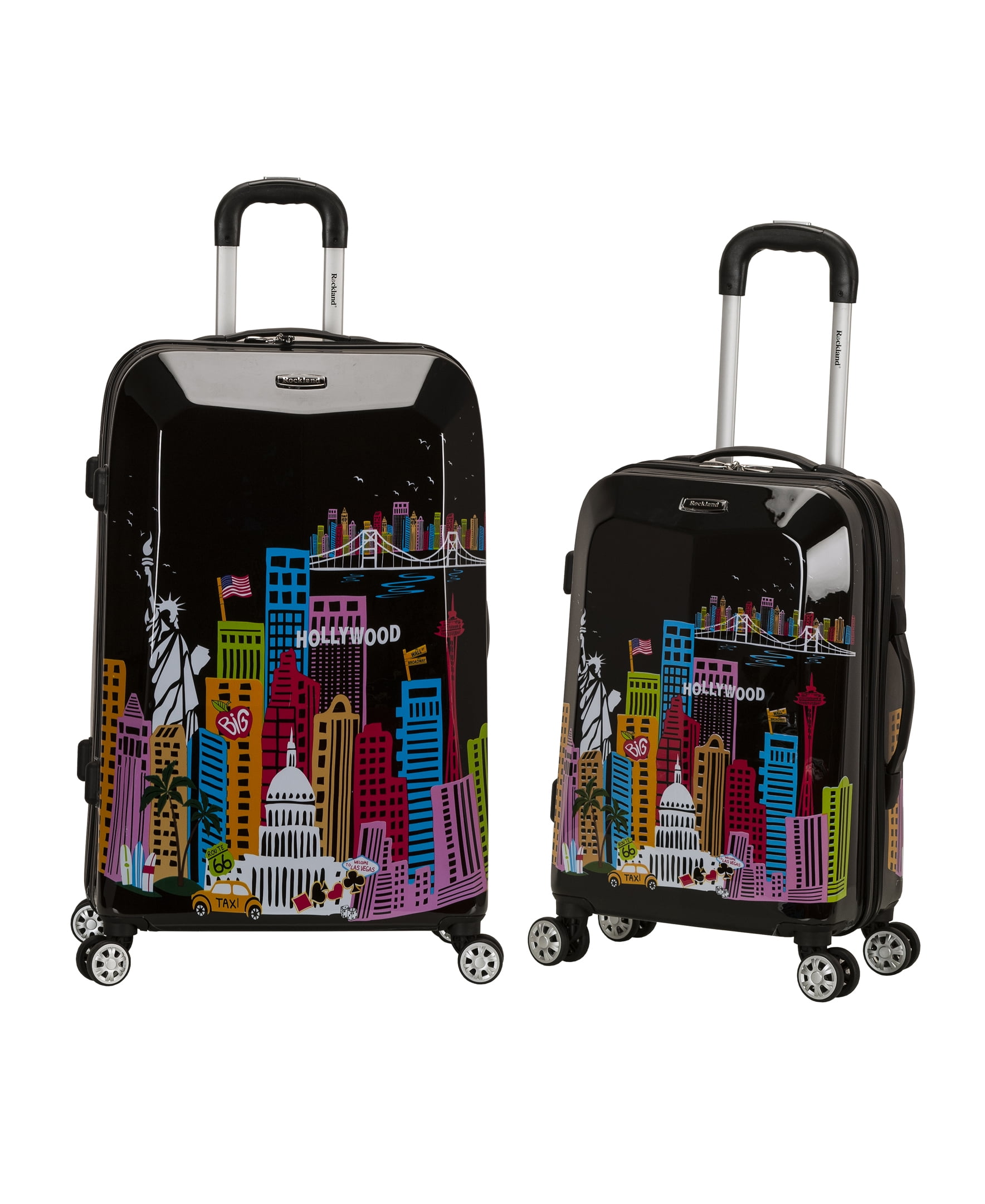 rockland luggage 2 piece set