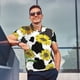 thumbnail image 4 of Fotbe Sunflowers Country Camiseta Polo de Golf para Hombre con Estampado – Camisa Deportiva Transpirable con Cuello Abotonado-Medium, 4 of 6