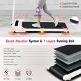 thumbnail image 4 of Tomile Foldable Treadmill 300 lb capacity, Walking Pad for Home, White, 4 of 5