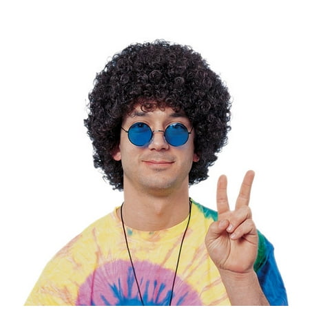 - Economy Afro Costume Wig - Color Brown