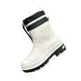 thumbnail image 4 of Botas de lluvia para mujer, zapatos de jardín, modernos, reutilizables, impermeables, botas de lluvia antideslizantes para viajes, mochileros al aire, 4 of 8