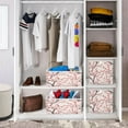 thumbnail image 6 of Cabinet Storage Basket 15.75x10.63x6.96 Inches Storage Box Foldable, Storable and Easy to Assemble ，Open Home Storage Bins ，Closet Storage Bins Pink Seamless, 6 of 8