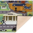 thumbnail image 4 of KC Cubs | Batman GOTHAM CITY™ Road Map Educational Learning & Game Area Rug Carpet for Kids and Children Bedrooms and Playroom, 4 of 6