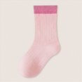 thumbnail image 2 of Baby Toddler Socks Cotton Crew Socks For Boys Girls Color-blocked Socks Infants First Walking Socks 0-12 Months 1T 2T 3T 4T 5T Kids, 2 of 7