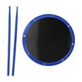 thumbnail image 3 of Colcolo 12 Inches Drum Practice on Snare Drum for Drummer Lover Student Blue, 3 of 8