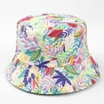 thumbnail image 4 of Herrnalise Summer Sun Protection Fashion Flower Outdoor Sun-hat Fisherman Bucket Hat Cap, 4 of 4