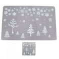 thumbnail image 1 of Mantel Individual navideño, tapete de mesa de bebidas impreso navideño de 12 Uds., tapete de mesa navideño diseñado a medida Jadeshay A, 1 of 8