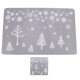 thumbnail image 1 of Mantel individual navideño, 12 piezas, tapete para mesa con bebidas impresas navideñas, tapete para tazas optimizado para la excelencia, 1 of 8