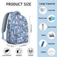 thumbnail image 6 of Dog with Woof and Bark Backpack for School,Cute School Bag,Schoolbag with Adjustable Shoulder Straps & Padded Back,15.3"x11"x7.1".﻿, 6 of 6
