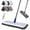 Blue(16.8"*5.2"), variant on Dust Mop with Mini Sweeper Mop,2-in-1 Disposable Mop with " Long Handle,Microfiber Mops for Floor Cleaning,No-, Multi Surface Floor Cleaning
