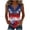 11-Blue, variant on Noric Women's Sleeveless Tank Tops 4th of July Print O-Ring Cutout Loose Fit Casual Summer Tops