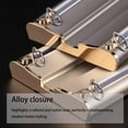 thumbnail image 4 of Heavy Duty Aluminum Ceiling Rail, Double Row Silent Curtain Rod, Sliding Curtain Rod Room Divider for Living Room Bedroom Room Divider, 4 of 7