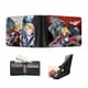 thumbnail image 2 of Cartera Fullmetals Alchemists, personajes de anime, delgada, doble, 2 of 3