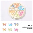 thumbnail image 2 of vnanda Shiny Nail Decorations 1 Box 3d Butterfly Nail Charms Resin Ornament Diy Craft Project Manicure Accessories Nail Art Jewelry Phone Case for Women, 2 of 8