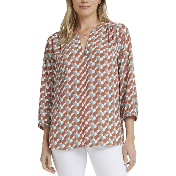 NYDJ womens Pintuck Blouse, xs