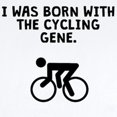 thumbnail image 2 of CafePress - Born With The Cycling Gene Body Suit - Baby Light Bodysuit, Size Newborn - 24 Months, 2 of 4