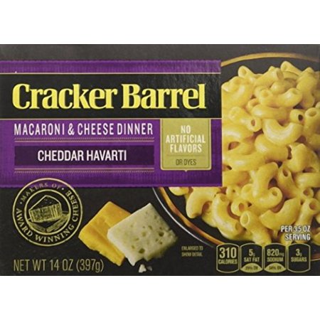 Cracker Barrel Cheddar Havarti Macaroni & Cheese (Pack of 3)