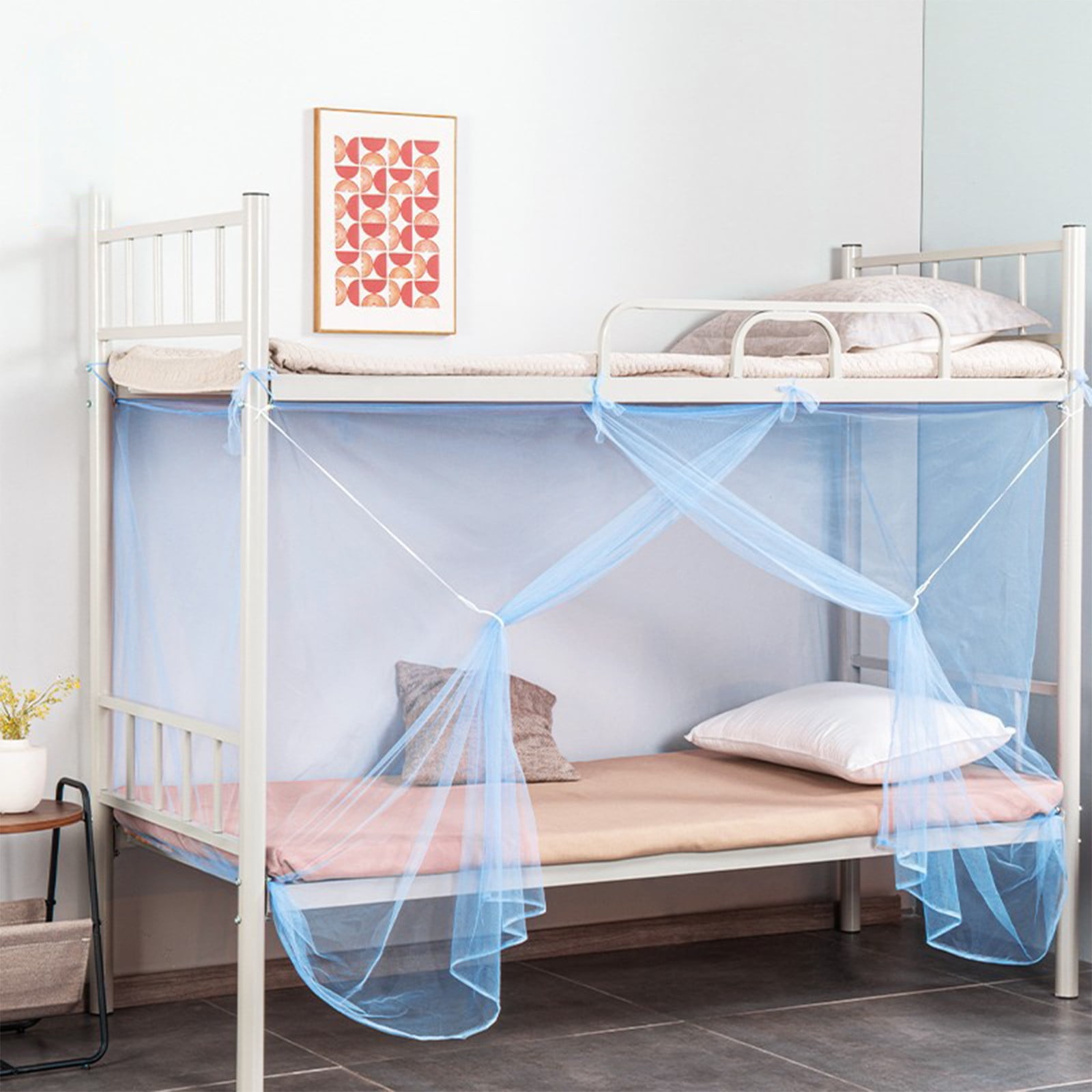 Under $11 Price Drop Alert Bed Net Tent for Over Bed, Queen Bed Mosquito Net for Mosquito, Mosquito Net for Bed Camping, Bed Mosquito Nets, Bedroom Decorations One Side Open, Canopy Net Curtains
