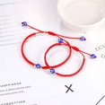 thumbnail image 3 of Evil Eye Bracelets for Mommy and Me Handmand Lucky Bracelets Adjustable Red Rope String Protection Bracelets for Women Men Family, 3 of 6