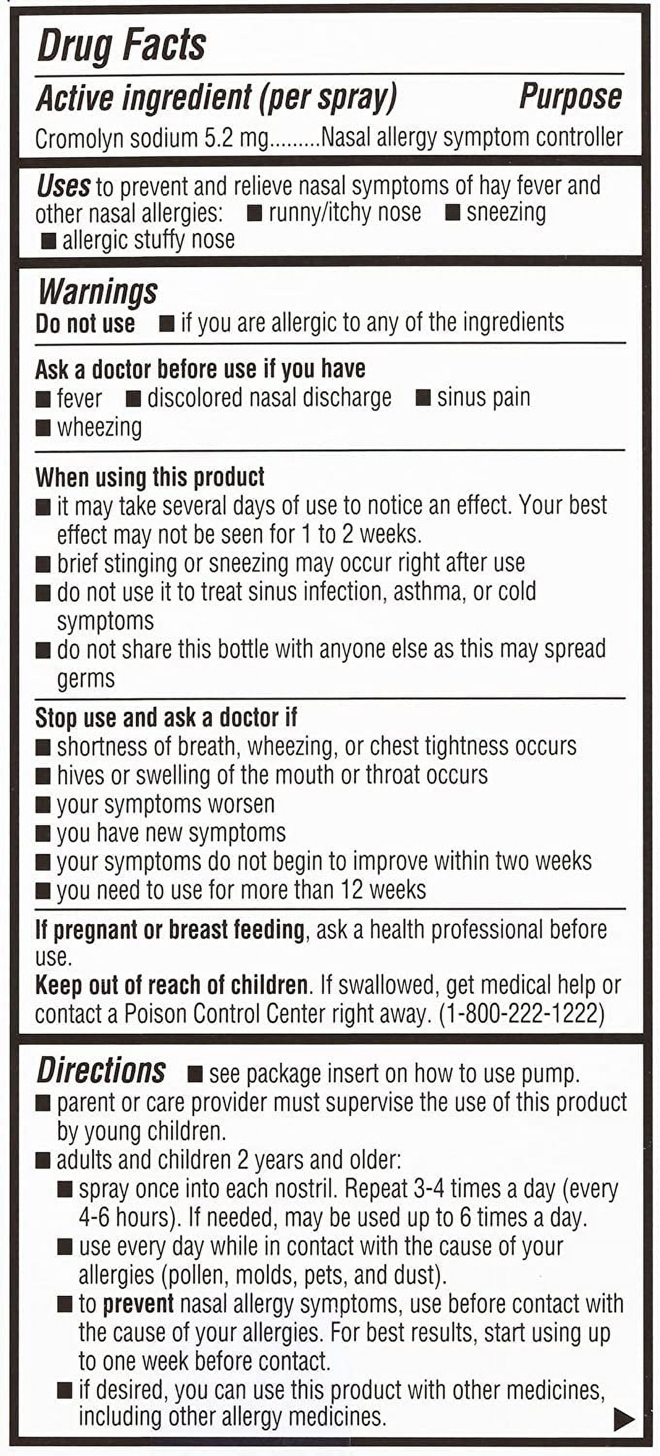 NasalCrom Nasal Spray 0.88 oz