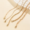 thumbnail image 5 of Inpasne Dainty Layered Bracelets Set for Women 14K Gold Plated Link Chain Bracelets Jewelry Gifts for Her, 5 of 6