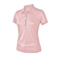thumbnail image 1 of Monterey Club Women's Floral Emboss Texture Golf Polo Shirt #2096, 1 of 2