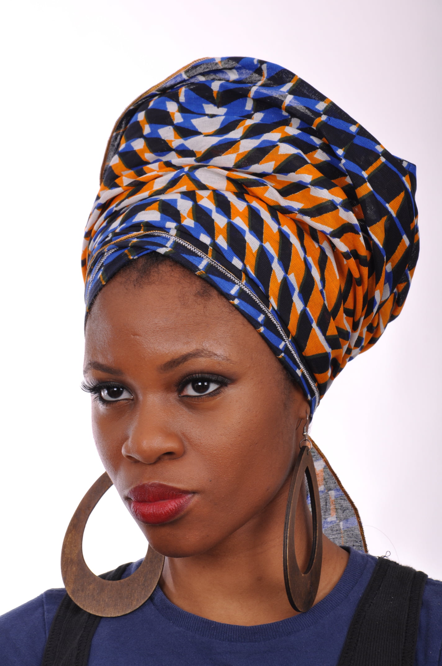 MINT BEAUTIFUL HEADWRAP Ladies Scarf Turban Wax print Head wrap Ankara headscarf African wax print Headband
