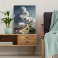 thumbnail image 5 of Qisvanset 12x16 Inch Misty Meadow Landscape Canvas Print Wall Art, 5 of 5