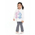 thumbnail image 3 of Stitch Toddler Girl Graphic Sweatshirt and Leggings Set, 2-Piece, Sizes 12M-5T, 3 of 9