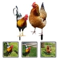 thumbnail image 6 of OUNONA rooster garden stake decoration Garden Sign Acrylic Decoration Lawn 2Pcs, 6 of 7