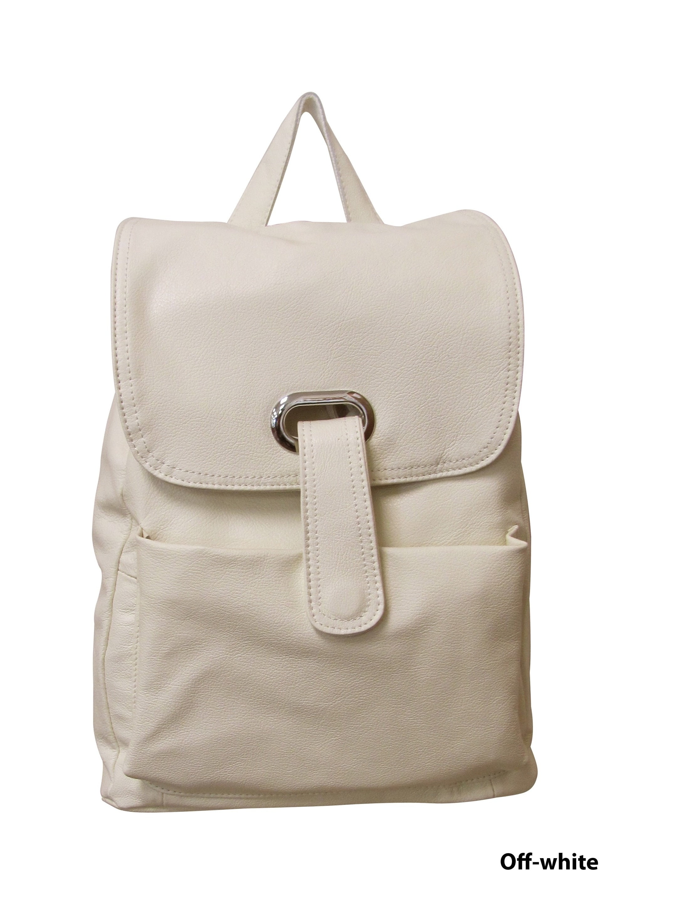 Amerileather Miles Leather Backpack in Red Color