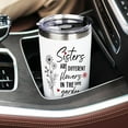 thumbnail image 3 of Sister Tumbler Cup - Mother''s Day Big Little Sister Gifts - To My Sis Best Gifts Coffee Tumbler, 3 of 6