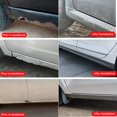 thumbnail image 4 of HSHDLDF Universal Carbon Fiber Pattern Side Skirts Anti-Scratch.Rubber Anti-Scratch Side Skirts Edge Guards.Protector for Sedans, Truck, SUV,Rubber Bumper Protector 10CMx4M(Carbon Fiber Pattern), 4 of 5