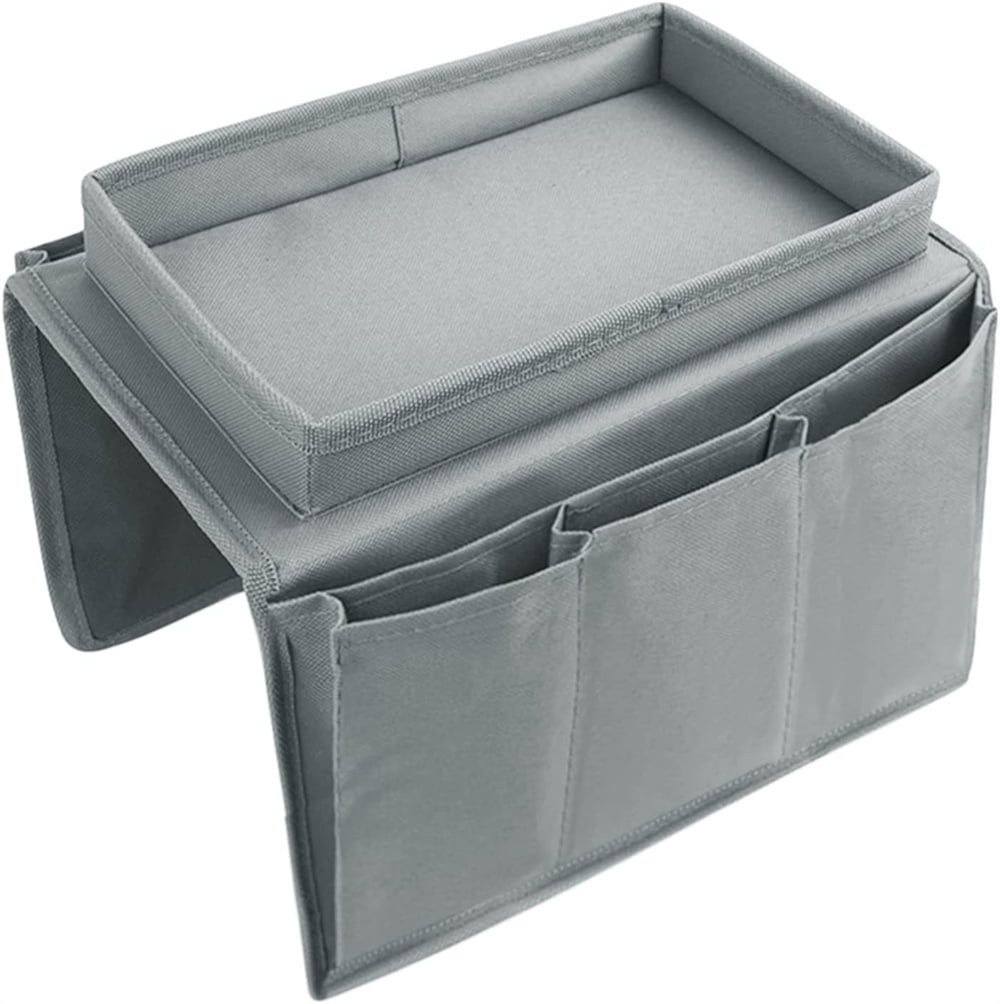 NOGIS 4 Pockets TV Remote Control Holder Couch Sofa Tray Armrest Organiser Oxford Chair Couch