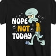 thumbnail image 3 of SpongeBob SquarePants - Squidward Nope Not Today - Toddler & Youth Short Sleeve Graphic T-Shirt, 3 of 6
