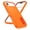 Orange, variant on Dteck Case for iPhone Air,Shockproof Silicone + PC Case with Hidden Kickstand Cover for iPhone Air ,Black+Orange