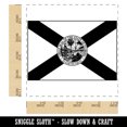 thumbnail image 2 of Florida State Flag Square Rubber Stamp Stamping Scrapbooking Crafting - Small 1.25in, 2 of 7