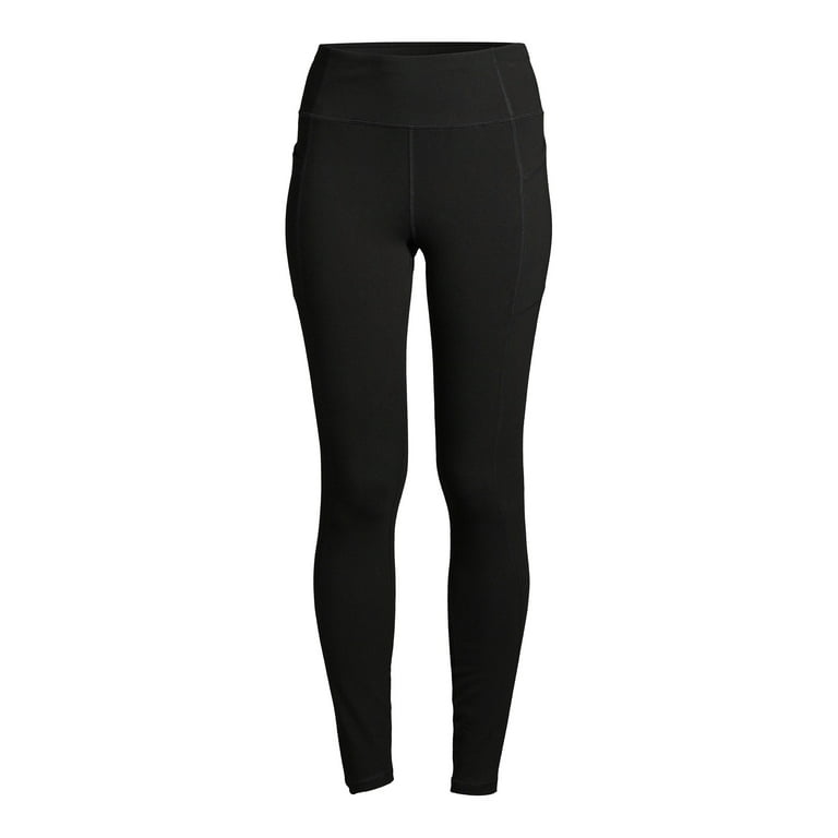Athletic Works Women' s Ankle Tights with Side Pockets 