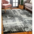 thumbnail image 5 of 596403 Allerick Vintage Monochromatic Abstract Gray Area Rug Rectangle 7'10"x10', 5 of 21