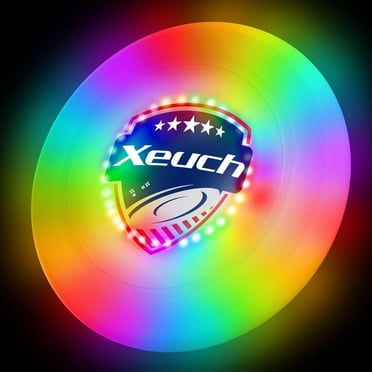 TOSY LED Flying Disc - 36 Super Bright Lights, 175g, Rechargeable, Smart Modes For Night Play