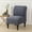 Dark Gray, variant on ATJIA Armless Accent Chair Cover Stretch Slipper Chair Couch Slipcover Removable Washable Furniture Protector Covers for Living Room Bedroom Hotel