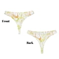 thumbnail image 3 of Fotbe Lemon Potatoes Tanga Sin Costuras para Mujer con Estampado – Panties Invisibles, Transpirables y Cómodos para Uso Diario-3X-Large, 3 of 6