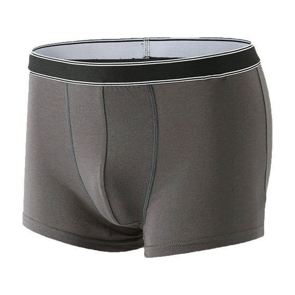 Abomasnow Mens Underwear Breathable Cotton Moisture-Wicking Low Rise Boxer Briefs Solid Stretch Tagless Everyday Athletic Underpants on Clearance