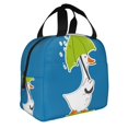 thumbnail image 2 of Balery Goose Holding an Umbrella Bolsa de Almuerzo Aislada – Caja de Almuerzo con Papel de Aluminio Grueso, Mantiene la Comida Fresca por 4 Horas, 2 of 7