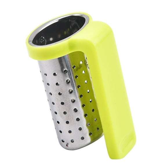 SLUOHZXI 1 Pack Tea Strainer, Stainless Steel Tea Infuser Basket Sitting in Mugs, Tea Infusers for Loose Tea, Fine Mesh Tea Diffuser Tea Strainers Filters, Tea Steeper for Leaf (1Pack)