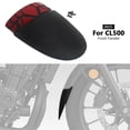 thumbnail image 3 of Extender Motorcycle Mudguards Front Splash Guard Accessories for 500 Cl500 CL500 2023 2024, 3 of 5