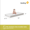 5Inch Baby Crib Mattress Firm Memory Foam Waterproof Infant Child