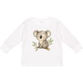 thumbnail image 3 of Inktastic Sleepy Koala Boys or Girls Long Sleeve Toddler T-Shirt, 3 of 5