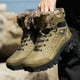 thumbnail image 4 of Botas de invierno para hombre, botas de nieve de piel súper cálidas para hombre, botas de senderismo de goma antideslizantes para exteriores, botines impermeables para hombre., 4 of 5